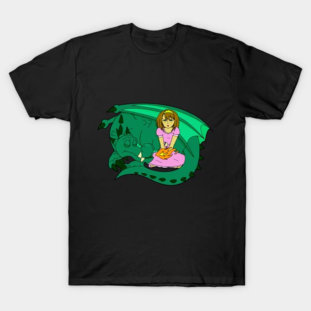 Dragon Princess T-Shirt by umbrellatern